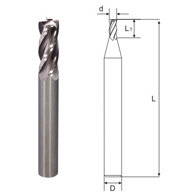 Four milling cutterModel:Four milling cutterSize: